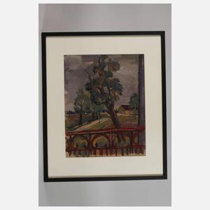 Hans Mau , Sommerliche Landschaft