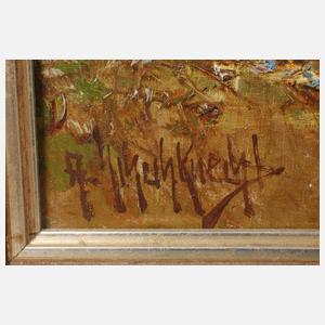 Adolf Schuhknecht, Frühlingshafte Voralpenlandschaft