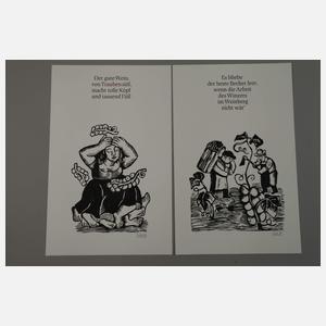 Lothar Sell, Mappenwerk "Der Wein"