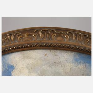 Max Vogel, Putti mit Dackeln im Gras spielend