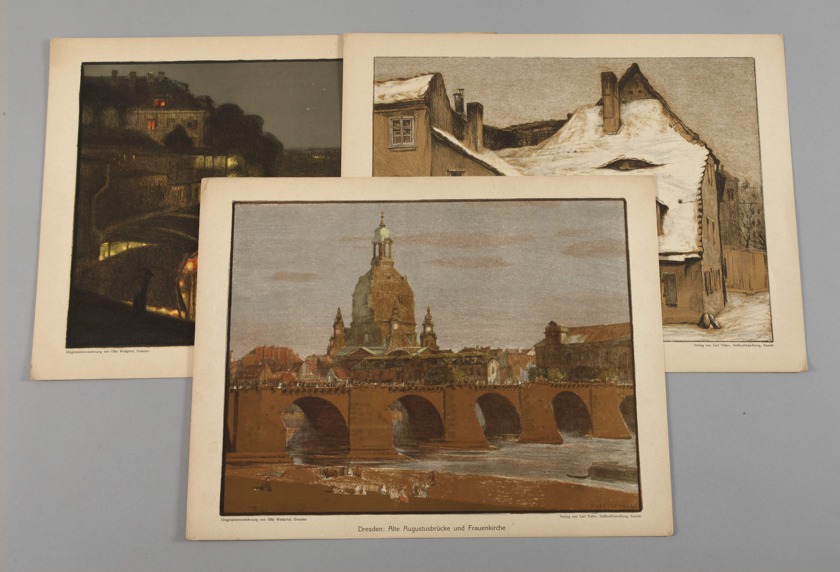 Otto Westphal, Ansichten von Dresden