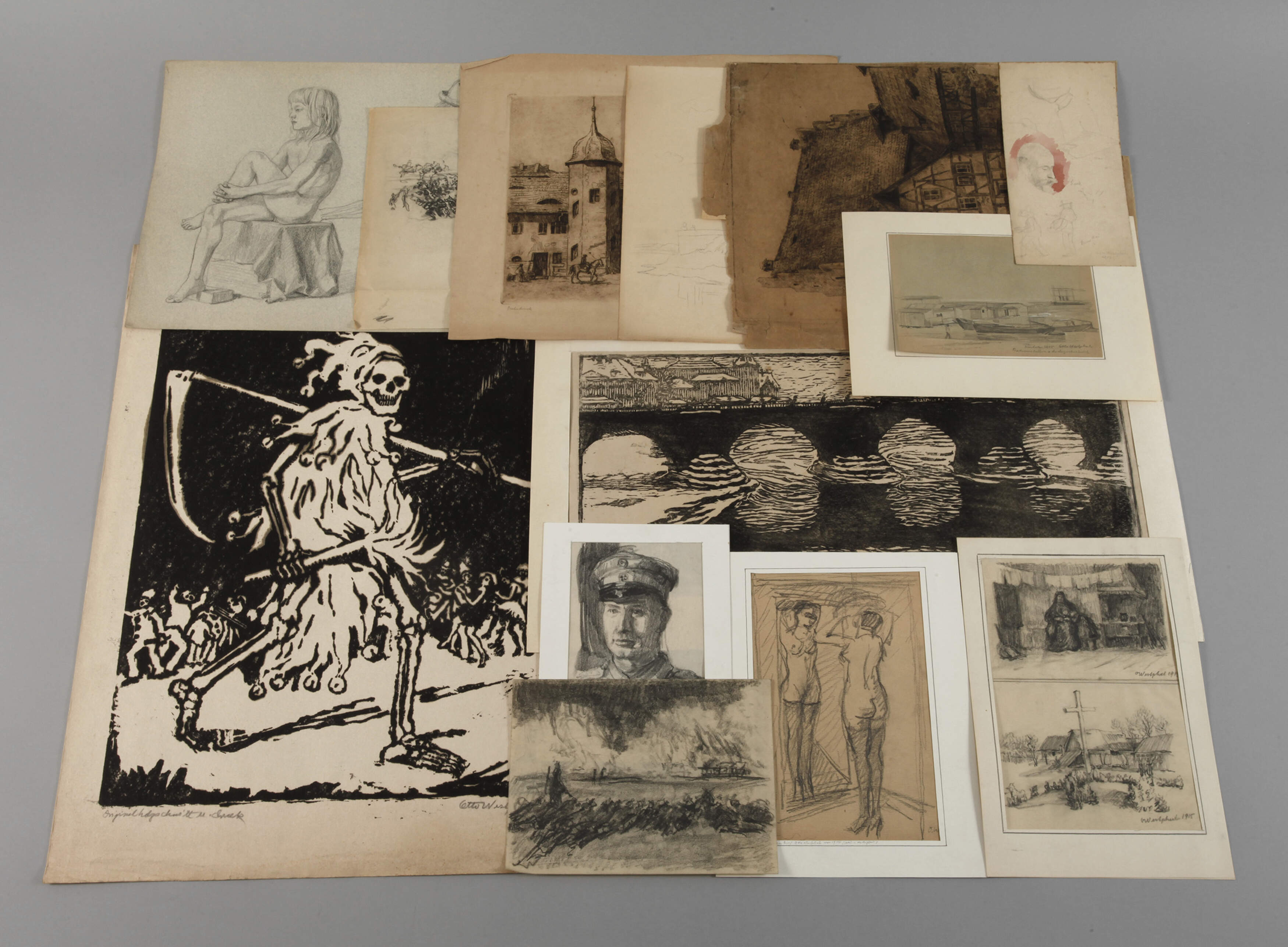 Otto Westphal, Konvolut Arbeiten auf Papier