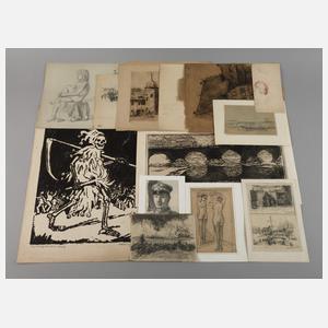 Otto Westphal, Konvolut Arbeiten auf Papier