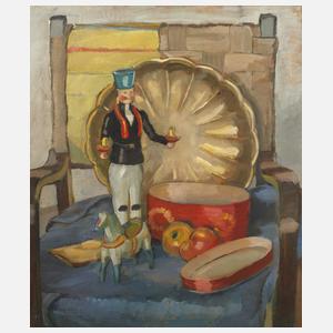 Weihnachtliches Stillleben aus dem Erzgebirge