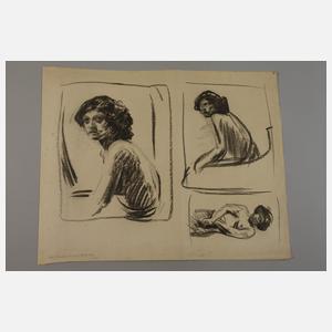 Otto Gussmann, Paar Zeichnungsblätter