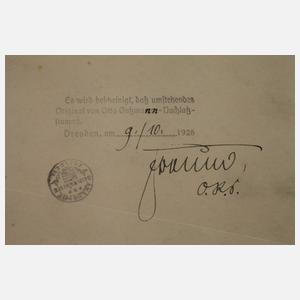 Otto Gussmann, Paar Zeichnungsblätter