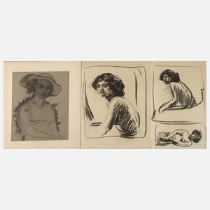 Otto Gussmann, Paar Zeichnungsblätter