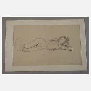 Otto Gussmann, Liegender Akt