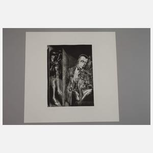 Rolf Münzner, "zu H. Mann: Empfang bei der Welt"