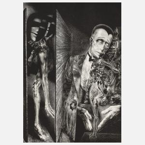 Rolf Münzner, "zu H. Mann: Empfang bei der Welt"