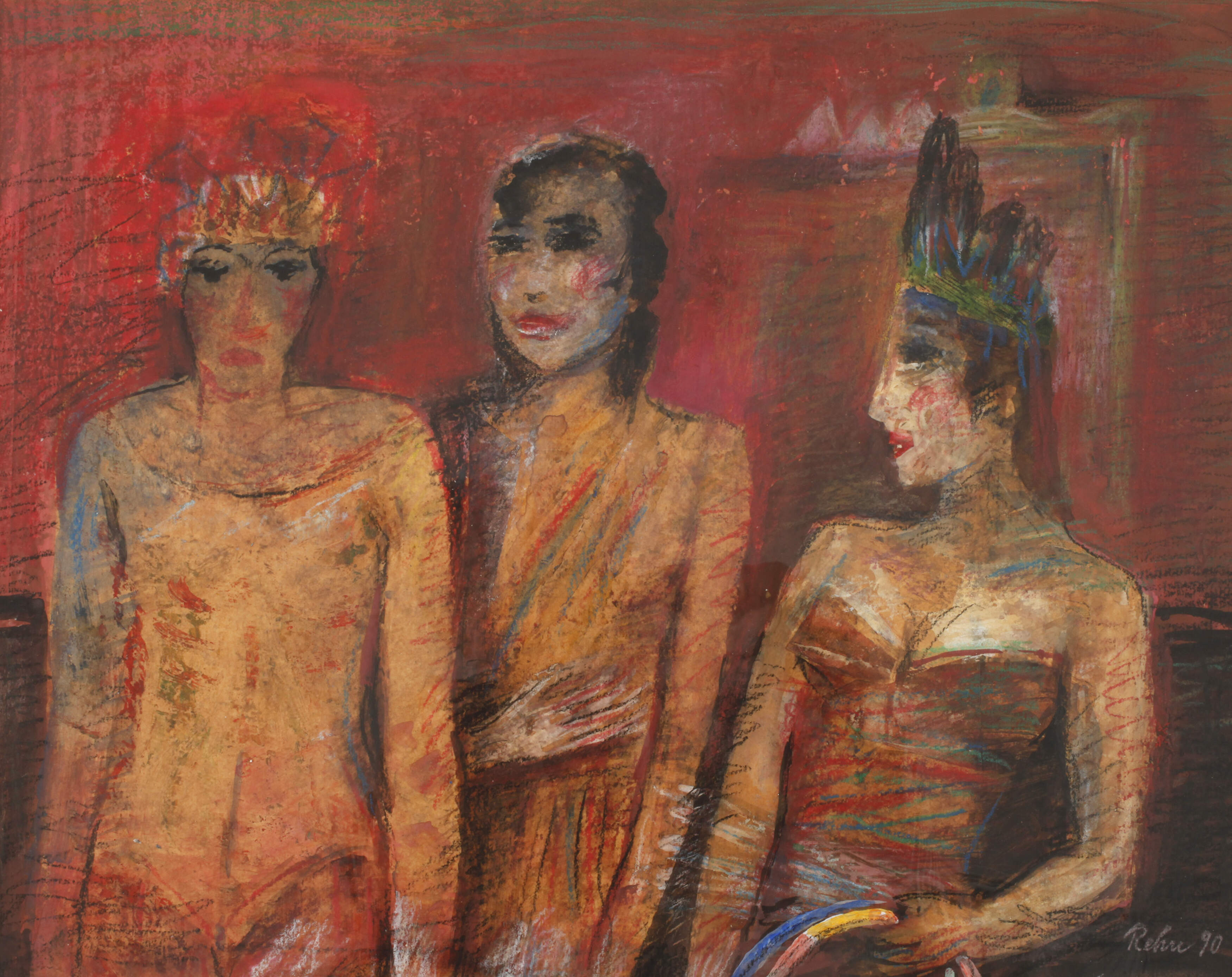 Walter Rehn, Drei Artistinnen