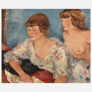 Max Schwimmer, Doppelportrait, wohl Ilske