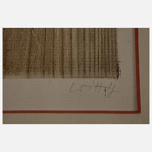 Werner Wittig, "Blume und Haus"