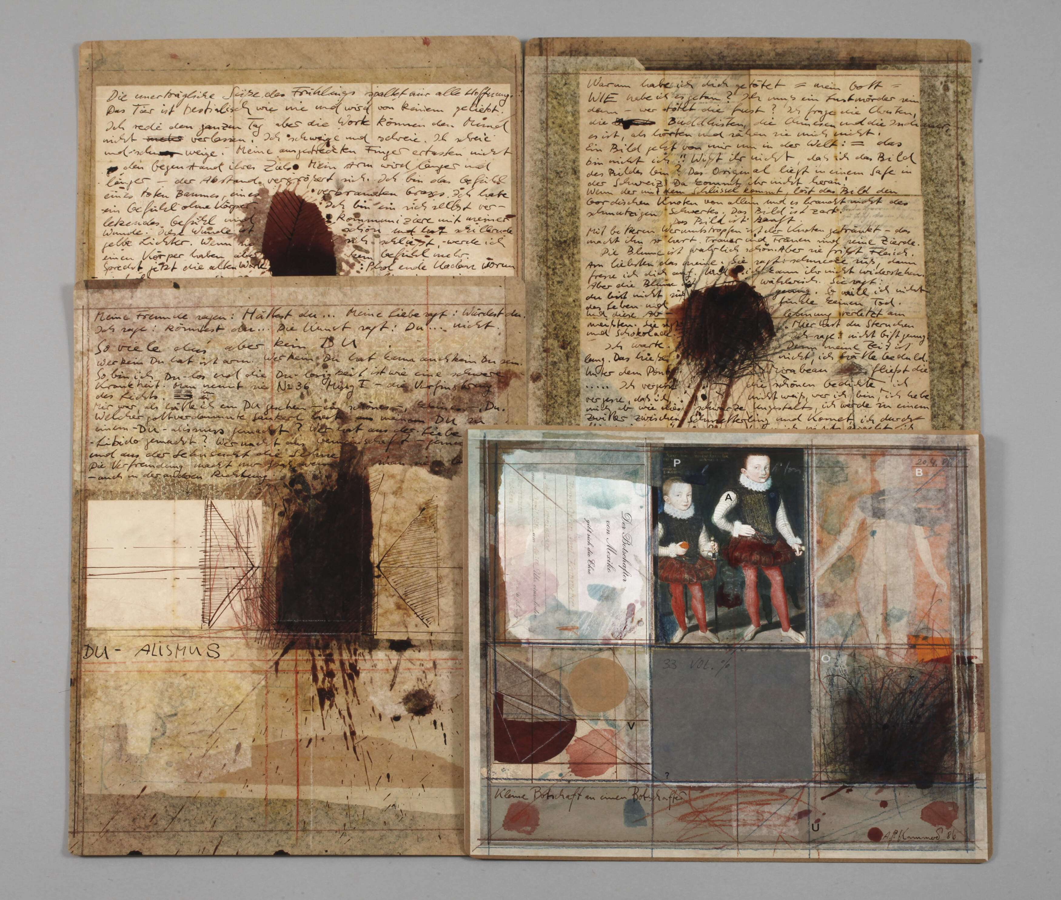 Anton Paul Kammerer, Konvolut Collagen