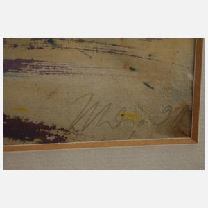 Max Uhlig, Landschaft mit schweren Wolken