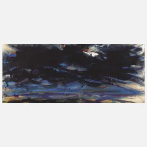 Max Uhlig, Landschaft mit schweren Wolken