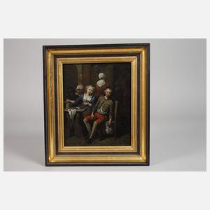 Jan Baptist Lembrechts, attr., Wirtshausszene