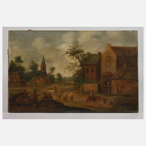 Sommerliche Dorfansicht