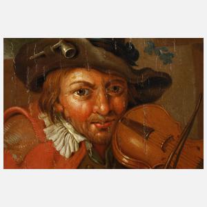 Geiger und Dudelsackbläser nach Adriaen von Ostade
