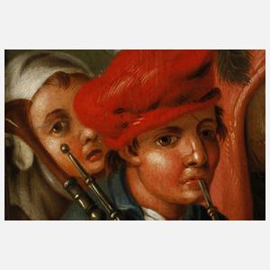 Geiger und Dudelsackbläser nach Adriaen von Ostade