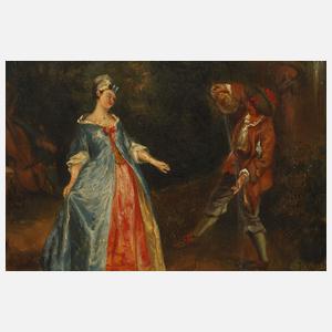 Festgesellschaft im Park