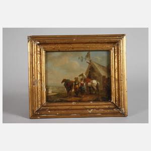 Paar Landsknechtsszenen