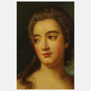 Lesende Dame in sommerlicher Landschaft