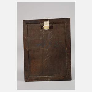 Eiche in stürmischer Gewitterlandschaft