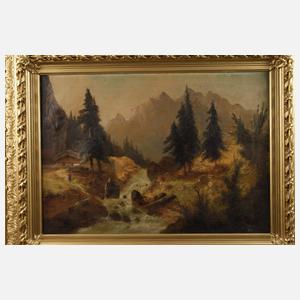 A. Braun, Hochgebirgslandschaft