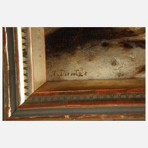 Johann Barthol. Duntze, Winterabend in der Stadt