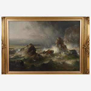 Theodor Köppen, Sturm an der Küste