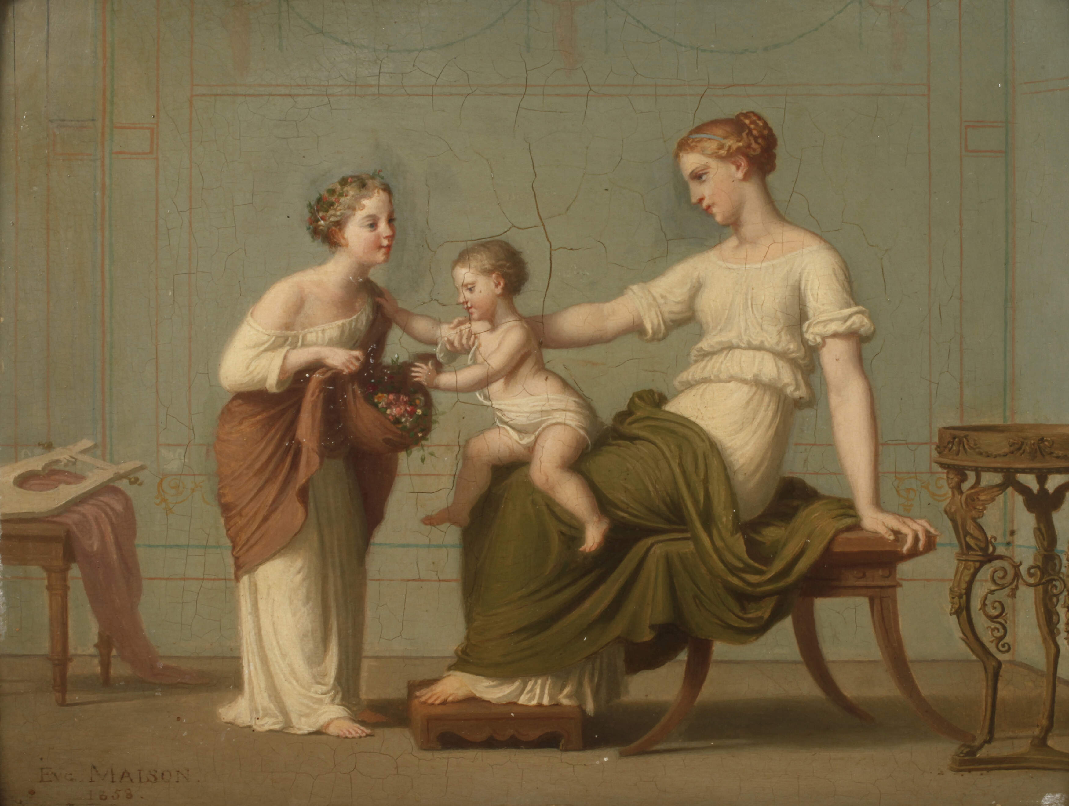 Pierre Eugène Maison, Klassizistische Szene