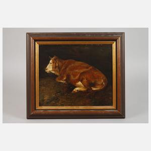 Christian Mali, Studie einer liegenden Kuh