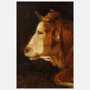 Christian Mali, Studie einer liegenden Kuh