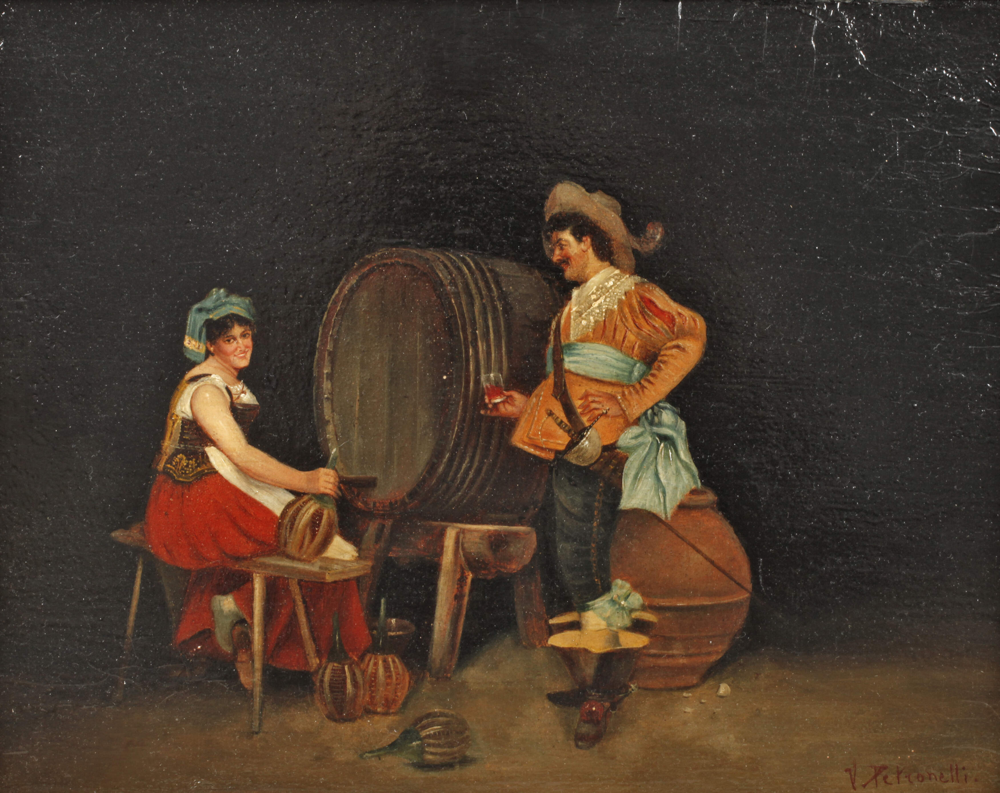 Vincenzo P. Petrocelli, "Die schöne Kellnerin"