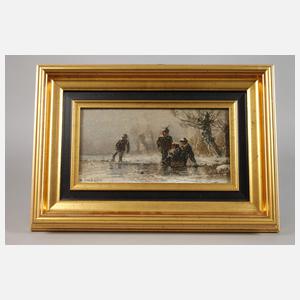 Adolf Stademann, "Kinder auf dem Eis"