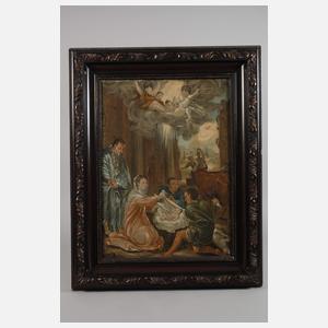 Weihnachtsszene mit Geburt Jesu