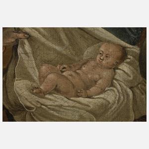 Weihnachtsszene mit Geburt Jesu