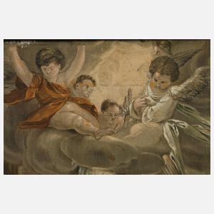 Weihnachtsszene mit Geburt Jesu