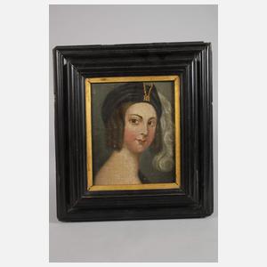 Damenportrait des Biedermeier