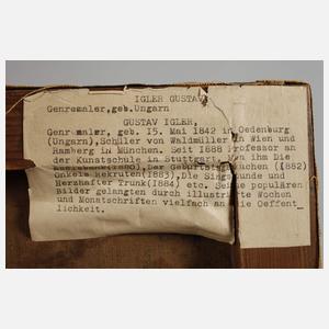 Paar Portraits des späten 19. Jahrhunderts