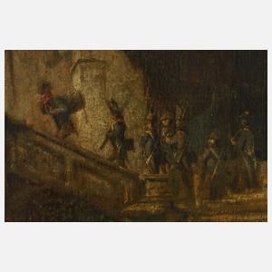 nach Spitzweg, "Nächtliche Runde"