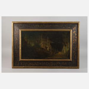 nach Spitzweg, "Nächtliche Runde"