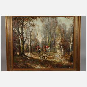 Horst Altermann, »Ausritt zur Fuchshatz«