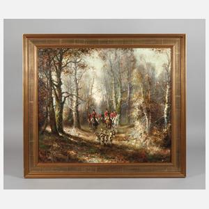 Horst Altermann, »Ausritt zur Fuchshatz«