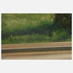 Albert Bitterlich, "Landschaft am Inn"