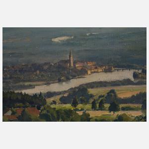 Albert Bitterlich, "Landschaft am Inn"