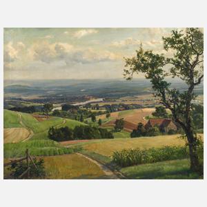Albert Bitterlich, "Landschaft am Inn"