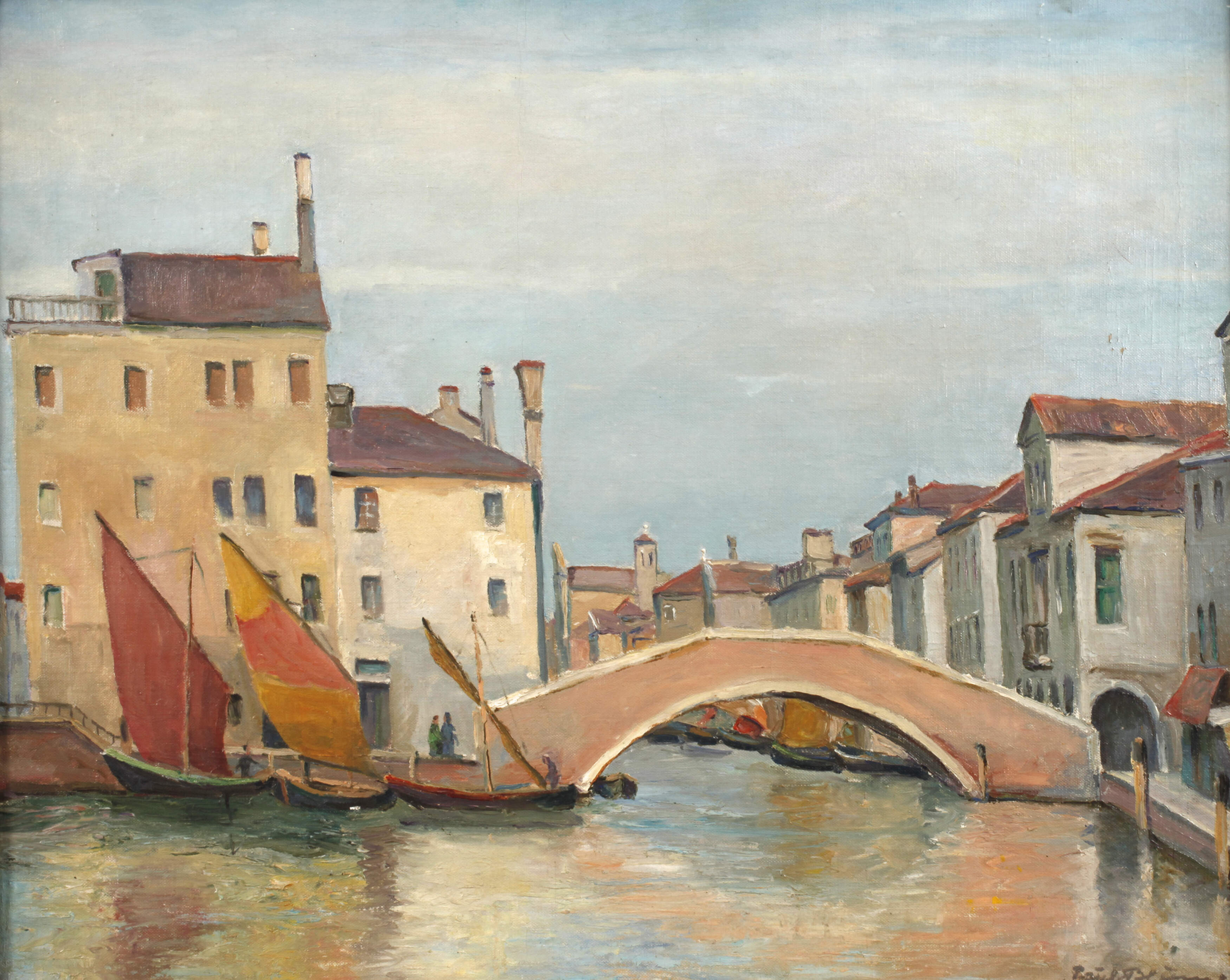 Blume Paul, "Fischerhafen von Chioggia"