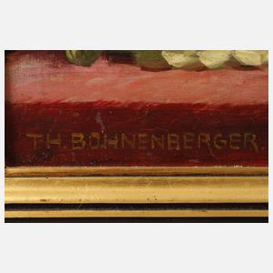 Theodor Bohnenberger, "Sommerblumen in Nymphenburger Vase"